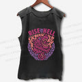 Unisex Rise In Hell Printed Washed Tank Top