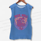 Unisex Rise In Hell Printed Washed Tank Top
