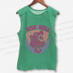 Unisex Rise In Hell Printed Washed Tank Top