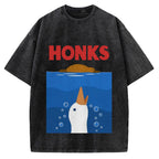 Funny Honks Goose Vintage Washed T-shirt