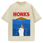 Funny Honks Goose Vintage Washed T-shirt