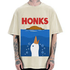 Funny Honks Goose Vintage Washed T-shirt