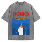 Funny Honks Goose Vintage Washed T-shirt