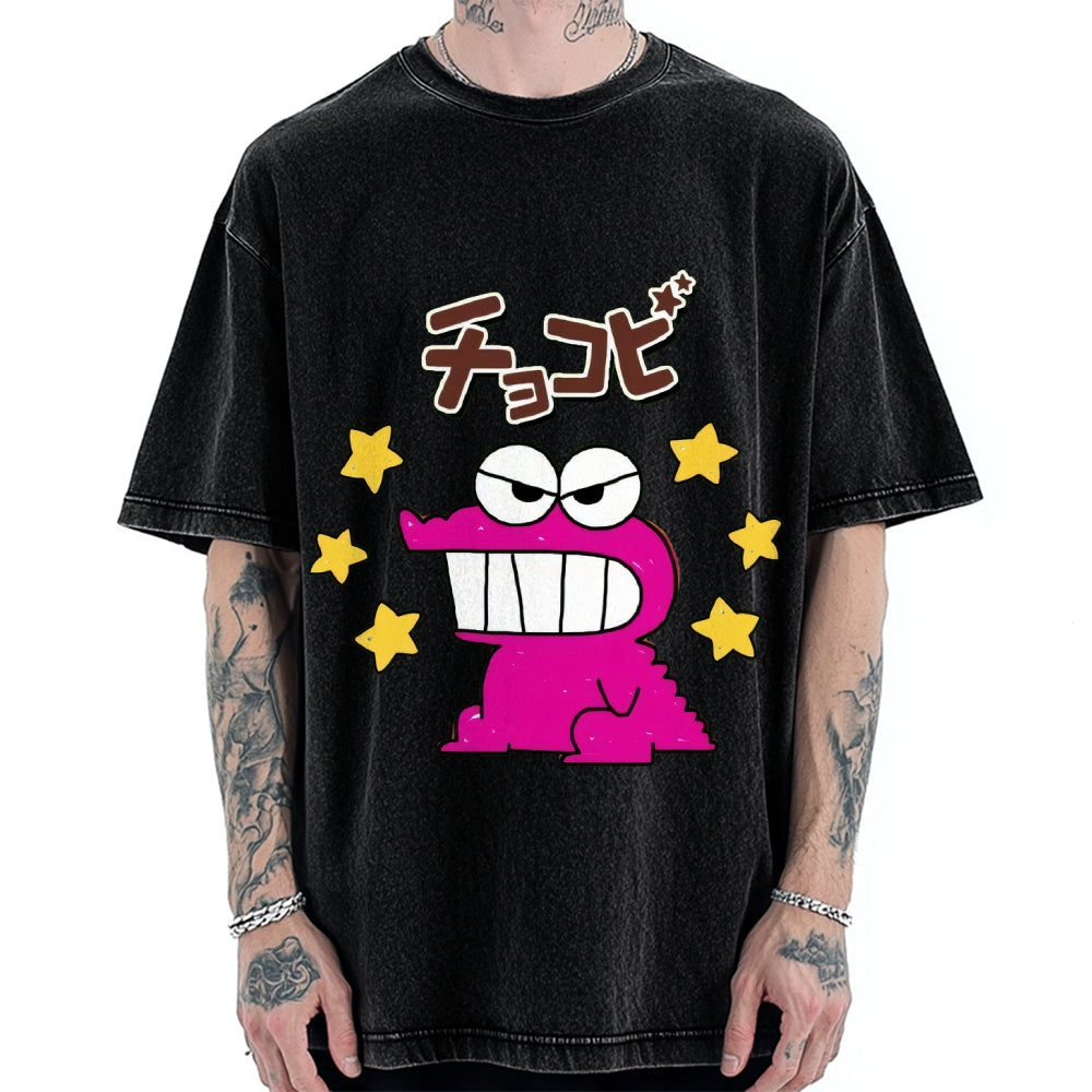 Chokobi Chocolate sweets anime suanck Vintage Washed T-shirt