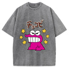Chokobi Chocolate sweets anime suanck Vintage Washed T-shirt