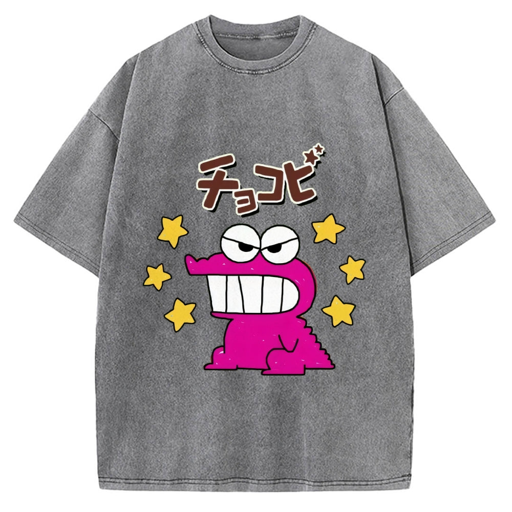 Chokobi Chocolate sweets anime suanck Vintage Washed T-shirt