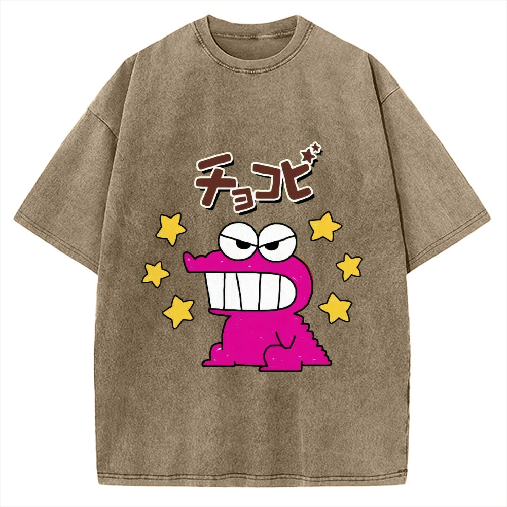 Chokobi Chocolate sweets anime suanck Vintage Washed T-shirt