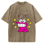 Chokobi Chocolate sweets anime suanck Vintage Washed T-shirt