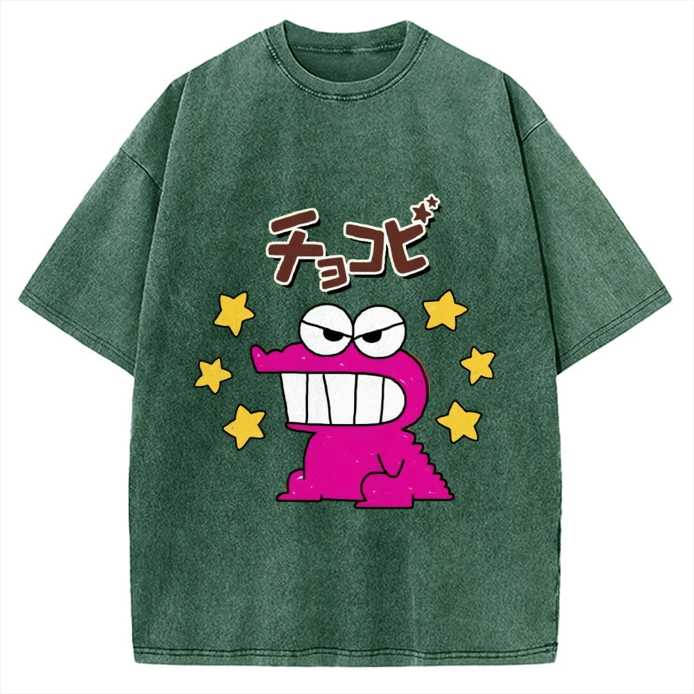 Chokobi Chocolate sweets anime suanck Vintage Washed T-shirt