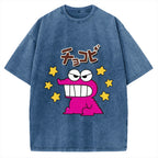 Chokobi Chocolate sweets anime suanck Vintage Washed T-shirt