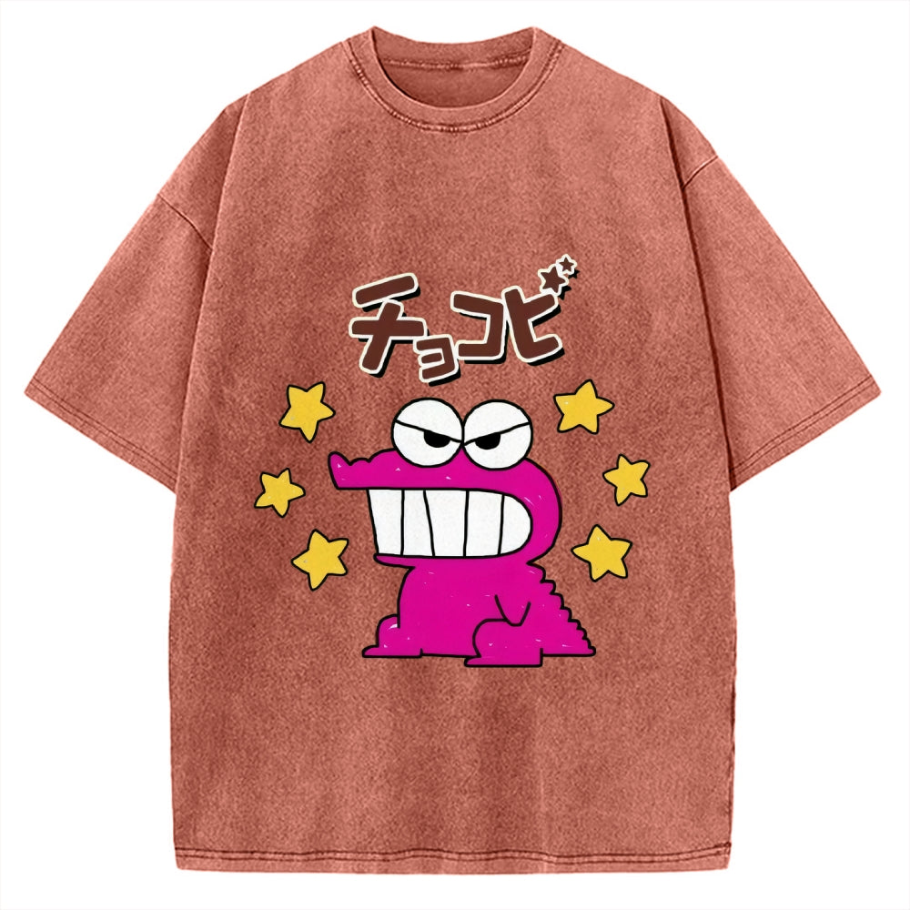 Chokobi Chocolate sweets anime suanck Vintage Washed T-shirt