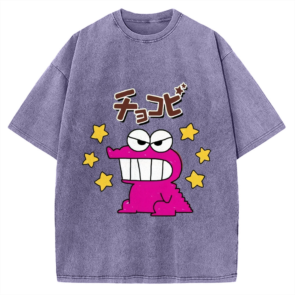 Chokobi Chocolate sweets anime suanck Vintage Washed T-shirt