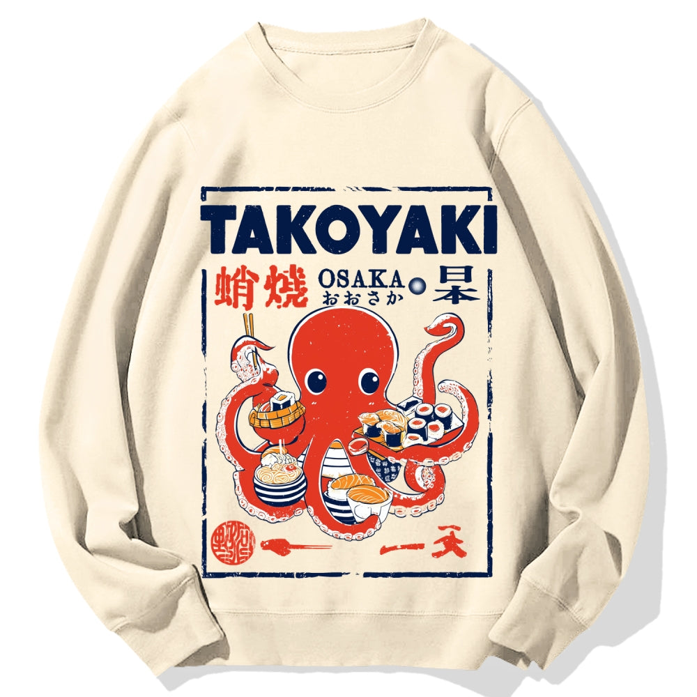 Osaka Takoyaki Cotton Sweatshirt