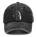 Japanese Fish Hold Up White Washed Cap