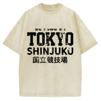 Tokyo Shinjuku intage Vintage Washed T-shirt