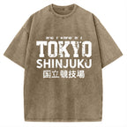 Tokyo Shinjuku intage Vintage Washed T-shirt