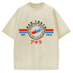 Neo Tokyo Akira Anime Vintage Washed T-shirt