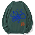 Octopus Lacking Serotonin Cotton Sweatshirt
