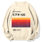 Japanese VHS Tape Cotton Sweatshirt
