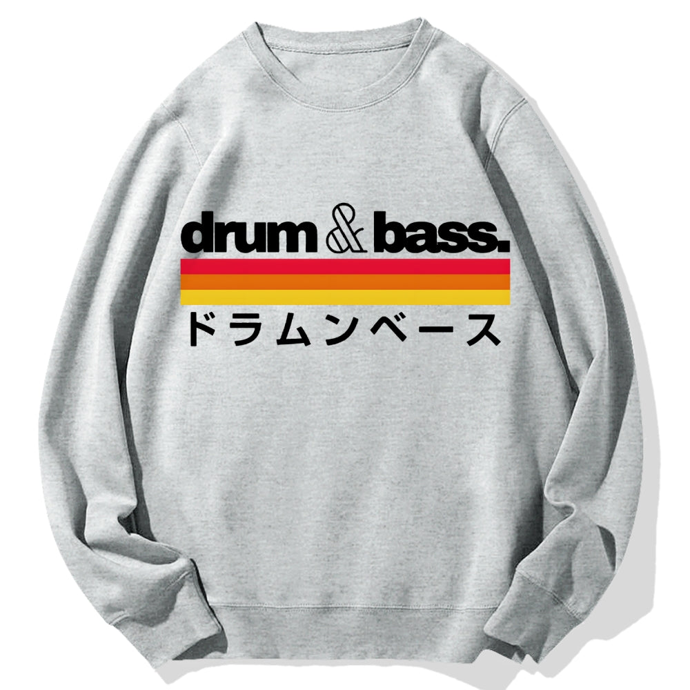 Japan Drum And Bass Cotton Sweatshirt