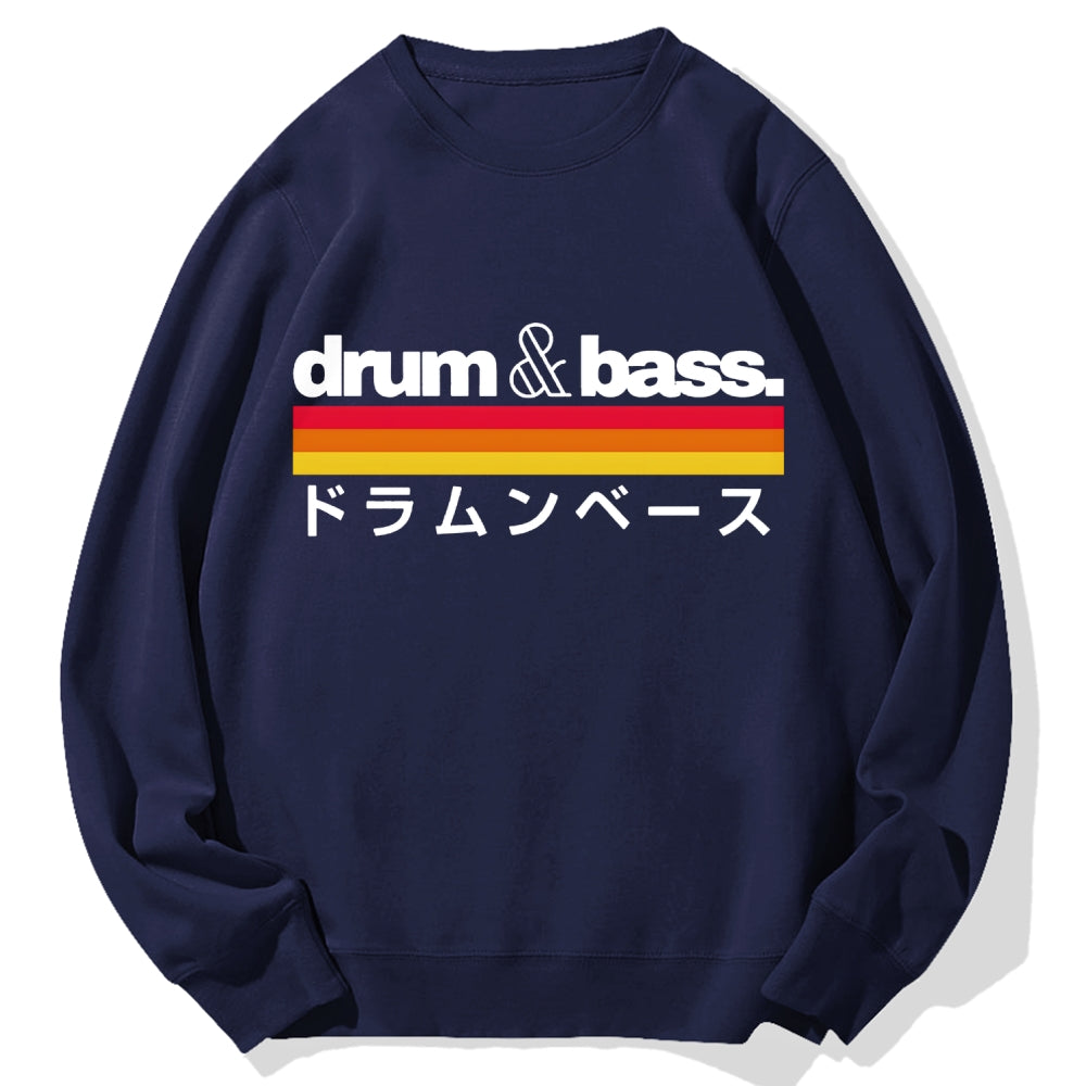 Japan Drum And Bass Cotton Sweatshirt