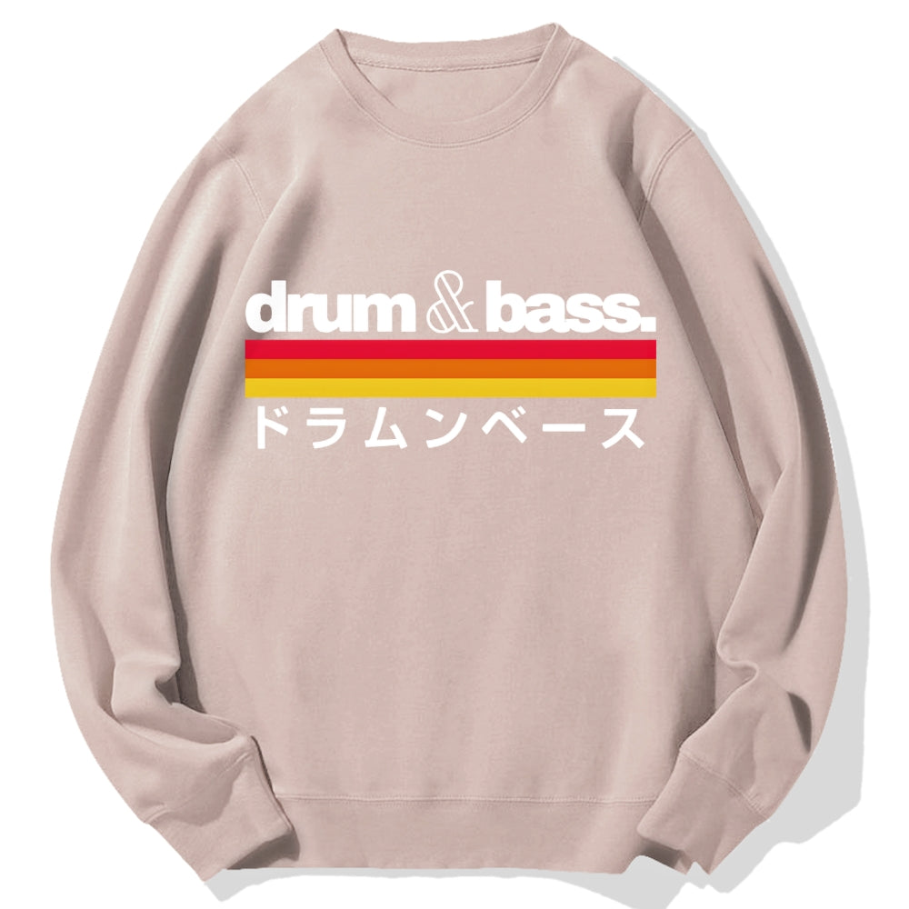 Japan Drum And Bass Cotton Sweatshirt
