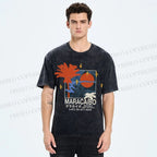 Unisex Maracabo Printed Washed Tee