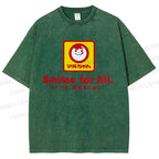 Unisex Smiles For All Printed Washed Tee