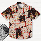 Lucky Cat Aloha Hawaiian Shirt