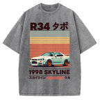 1998 Nissan R34 Skyline Vintage Washed T-shirt