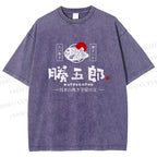 Unisex Taiyaki Printed Washed Tee