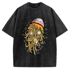 Ramen Jellyfish Vintage Washed T-shirt