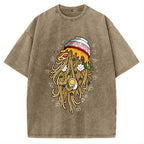 Ramen Jellyfish Vintage Washed T-shirt