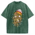 Ramen Jellyfish Vintage Washed T-shirt