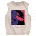 Unisex Genger Printed Washed Tank Top
