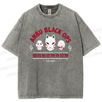Unisex Anbu Black Ops Printed Washed Tee