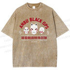 Unisex Anbu Black Ops Printed Washed Tee