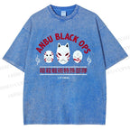 Unisex Anbu Black Ops Printed Washed Tee