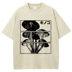 Japanese Mushrooms Washed T-Shirt