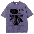 Japanese Mushrooms Washed T-Shirt