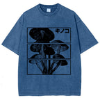 Japanese Mushrooms Washed T-Shirt