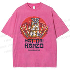 Unisex Hattori Hanzo Printed Washed Tee