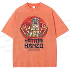 Unisex Hattori Hanzo Printed Washed Tee