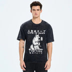 Life Is Soup I Am Fork Funny Washed T-Shirt
