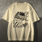 Fierce Cat Japanese Style Classic Tee