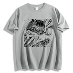 Fierce Cat Japanese Style Classic Tee