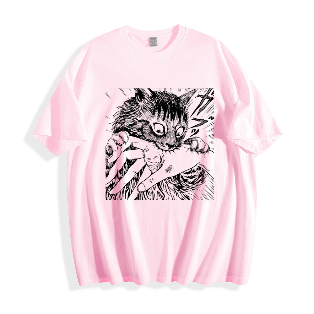 Fierce Cat Japanese Style Classic Tee