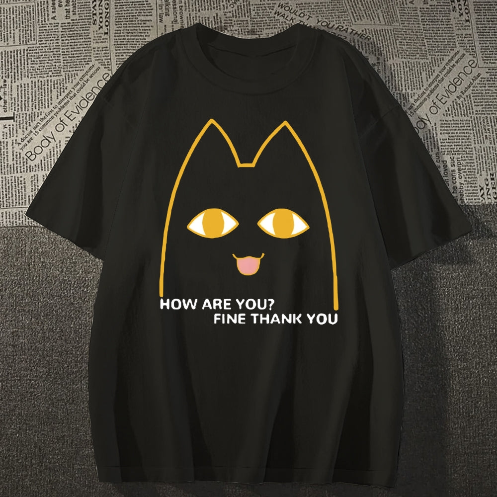 Cat Japanese Style Classic Tee