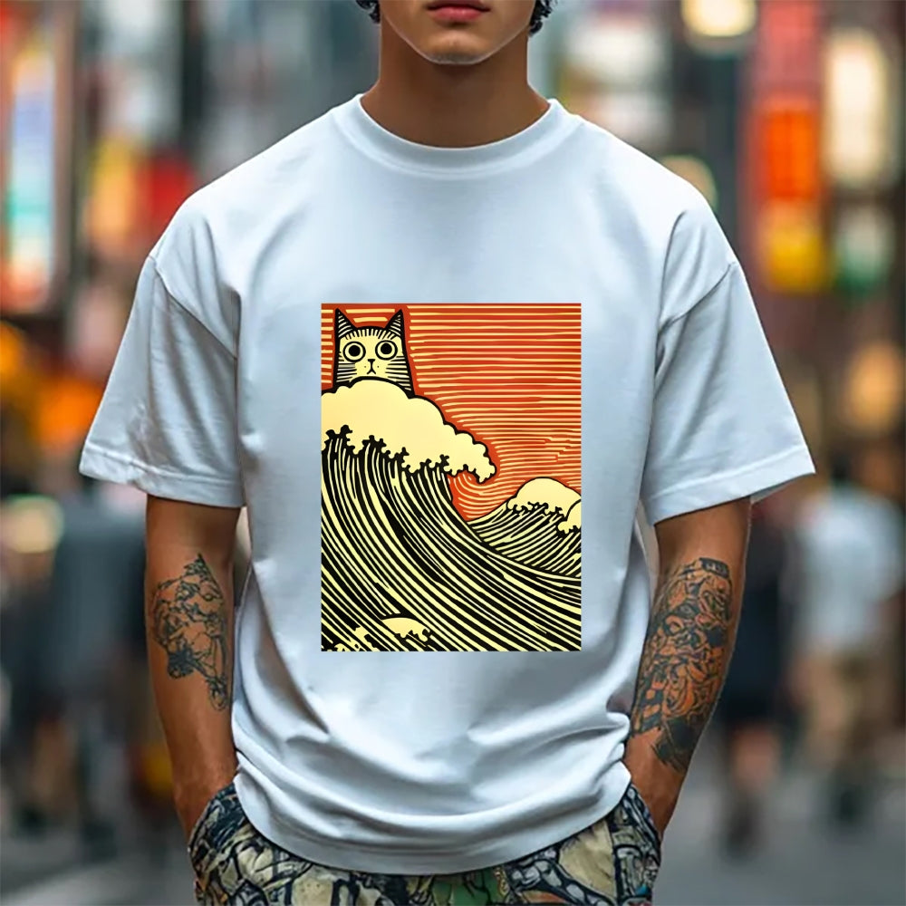 Cat Japanese Style Classic Tee