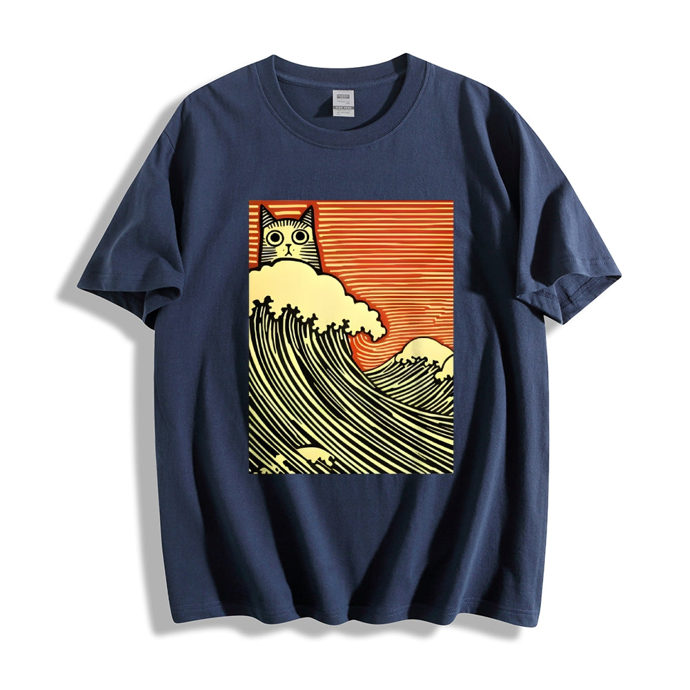 Cat Japanese Style Classic Tee